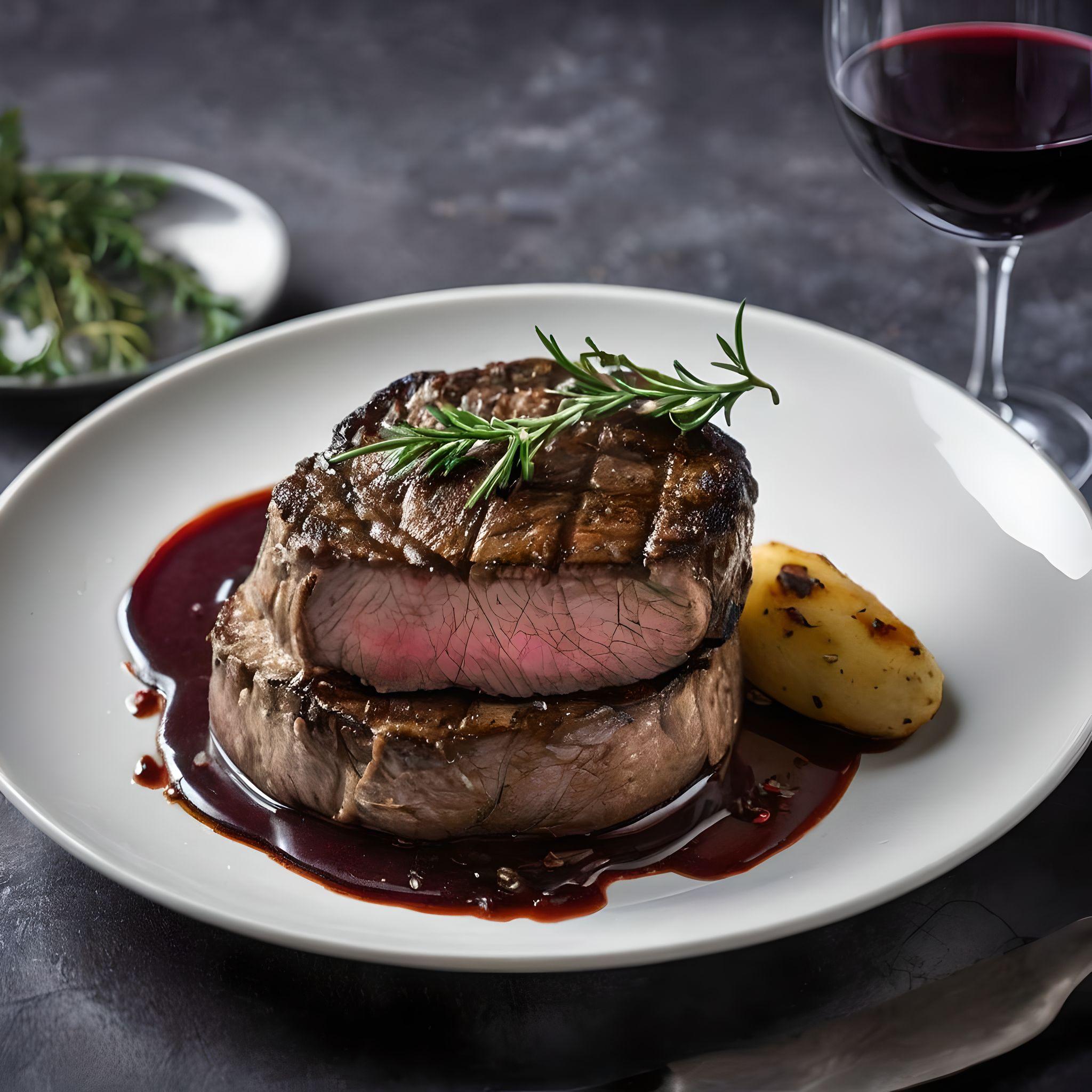 Bistro Filet with Red Wine Shallot Sauce WHEN RYAN COOKS